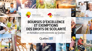 comment postuler à la bourse de la formation professionnelle au quebec Canada [upl. by Annotahs]