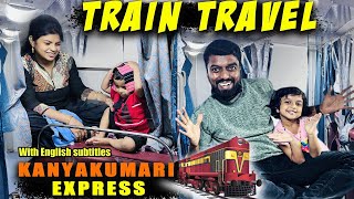 Family FUN Journey in Kanyakumari Express  Second Class AC  ENG Subs  DAN JR VLOGS [upl. by Fatimah]