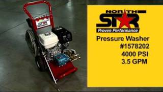 NorthStar Pressure Washer 4000 PSI 35 GPM  Features  Benefits [upl. by Ylla]