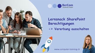 Microsoft SharePoint  Berechtigungen  Vererbung ausschalten  Lernsnack  2024 [upl. by Amieva930]