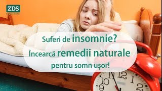 Remedii naturale pentru INSOMNIE [upl. by Clausen583]