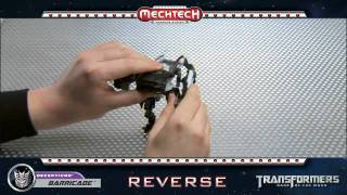 BARRICADE TRANSFORMERS Movie 3  Instructional Video  Transformers Official [upl. by Chalmers]