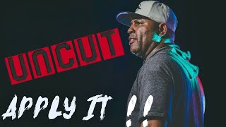 Eric Thomas  Apply It  Eric Thomas Powerful Motivational [upl. by Ennaus]