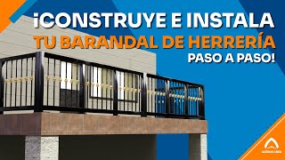 7 pasos para hacer un Barandal de Herrería 📝 [upl. by Ylam]