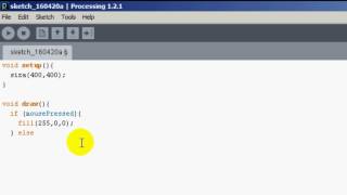 Programación con Processing condicionales [upl. by Adyeren]