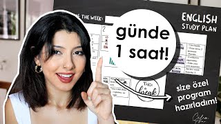 3 AYLIK İNGİLİZCE ÇALIŞMA PROGRAMI HAZIRLADIM 📚  Nereden Başlanır Kendi Kendine Evde İngilizce ✏️ [upl. by Ylicec646]