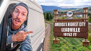 Van Life in Americas Highest City training for the Leadville 100 [upl. by Pare]