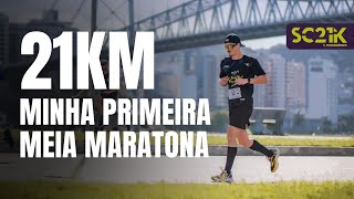 Minha primeira MEIA MARATONA 21KM [upl. by Eelano]