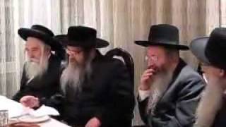 Satmar Rebbe at Mesiba with RMalkiel Kotler amp Satmar Dayon Lakewood [upl. by Sig]