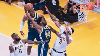 Wiggins Dunks On Davis Lakers Go Up 21 vs Warriors 2023 NBA Playoffs [upl. by Harlan]