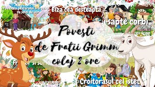 📕 Povesti de Fratii Grimm  Colaj 9 povesti audio  2 ore de povesti nemuritoare  Basme 📕 [upl. by Assilana]