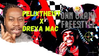 FelixThe1st x Dreya Mac Own Brand Freestyle official reaction video [upl. by Norek]