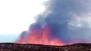 Ambrym Island flank eruption unseen footage [upl. by Jola]