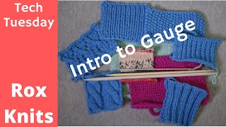 Introduction to Gauge in Knitting  Technique Tuesday [upl. by Llenej]