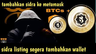 cara buat dompet sidra bank di metamask  tambahkan jaringan sidra chain di wallet metamask [upl. by Isiahi]