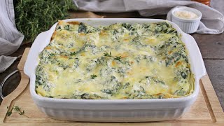 LASAGNA RICOTTA E SPINACI il primo piatto facile veloce vegetariano per Pasqua La cucina di Rita [upl. by Rodmun407]