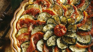 Recette  Tarte courgette et tomate [upl. by Andromache388]