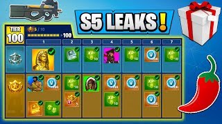 ALL Fortnite Season 5 LEAKS  Battle Pass Items LTMs  S5 Leaked [upl. by Drugge]