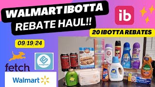 🚨 20 Ibotta Rebates 🚨 Bonfire Bucks Bonus Walmart couponing this week 091924 [upl. by Erodoeht]