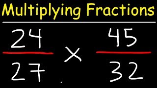 Multiplying Fractions  The Easy Way [upl. by Aromas66]