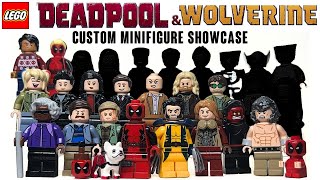 LEGO DEADPOOL and WOLVERINE Custom Minifig SPOILERS Showcase [upl. by Zach]