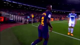 Nelson Semedo vs Espanyol  09092017 HD [upl. by Nirmak557]