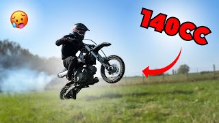 Met De 140CC PITBIKE Rijden [upl. by Mercie]