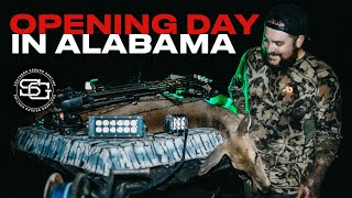 SUCCESS On Opening Day In Alabama  Bowhunting Whitetails [upl. by Hanzelin]