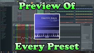 Electric Keys by UVI Flex Plugin  Preview Of Every Preset  Listen Before You Buy Fl Studio [upl. by Darnoc]