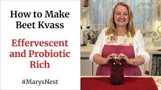 How to Make Beet Kvass  A Probiotic Rich Fermented Drink for Good Gut Health [upl. by Ettecul]