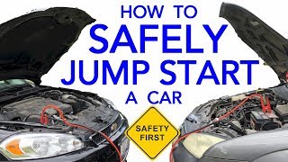 How To Safely Jump Start A Vehicle With A Dead Battery amp The Correct Way To Hook Up Jumper Cables [upl. by Iny]