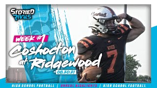 Coshocton at Ridgewood 🏈  Game Highlight 82021 [upl. by Gawen]