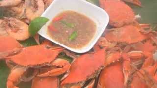 Spicy Lime Dipping Sauce Crabs and Shrimps Boiled [upl. by Hanauq]