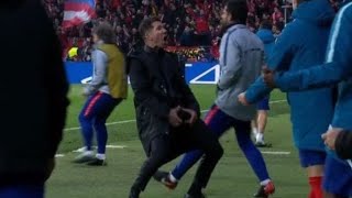 Diego Simeone celebration against juventus [upl. by Wilow]