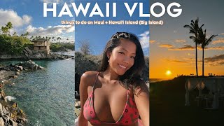 HAWAII VLOG things to do in Maui Haleakalā Sunrise places to eat beaches and Big Island Hawaii [upl. by Mehcanem]