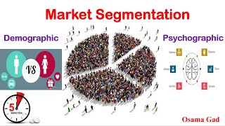 Marketing12 Segmentation Demographic amp Psychographic كورس التسويقحلقة12 تقسيم السوق الى قطاعات [upl. by Ynottirb]