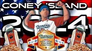 NATHAN’S HOTDOG CONTEST 2024 MY EPIC JOURNEY [upl. by Dnalsor]