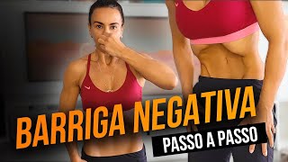 Barriga Negativa  Hipopressivo  Passo a Passo  Raquel Quartiero  RQX System [upl. by Ylam]