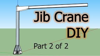 DIY Jib Crane Part 2 of 2 [upl. by Isiahi98]