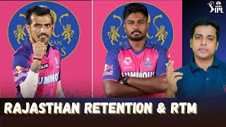 Which Player Should Rajasthan Royals Retain  IPL 2025 Auction News  Sanju Samson [upl. by Lucy]