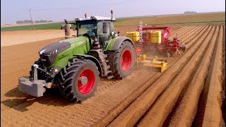 Planting Potatoes  Fendt 1050  8 row Grimme GL 860 Compacta  ROPAGRI SPRL Belgium [upl. by Okir96]