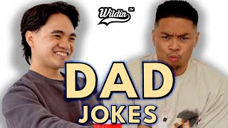 Dad Jokes  Bottoms Up  DJ vs JOSH 🤣 [upl. by Otrebcire]