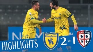 Chievo  Cagliari 21  Highlights  Giornata 25  Serie A TIM 201718 [upl. by Annert]