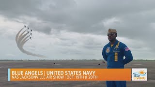 Learning about the Blue Angels ahead of the 2024 NAS Jax Air Show [upl. by Naamana]