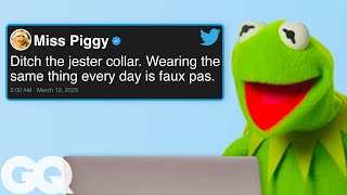 Kermit the Frog Replies to Fans on the Internet  Actually Me  GQ [upl. by Himelman]