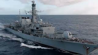 Trailer new Series of quotWarship Life at Sea” filmed on HMS Northumberland [upl. by Llenrev]