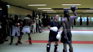 mikes gym fighting stars preparation pro sparring session [upl. by Eel516]