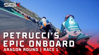 Get ONBOARD for an adventure with Danilo Petrucci ⬆️  AragonWorldSBK [upl. by Anielram]