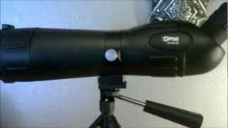 Optus spotting scope 2060x60 review [upl. by Anilyx]