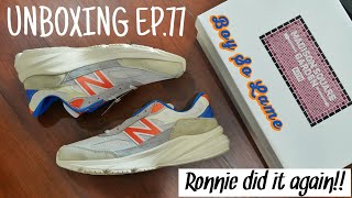 Unboxing Ep77  New Balance 990v6 Kith quotMadison Square Gardenquot New York Knicks รอนนี่ทำได้อีกแล้ววว [upl. by Elvyn]